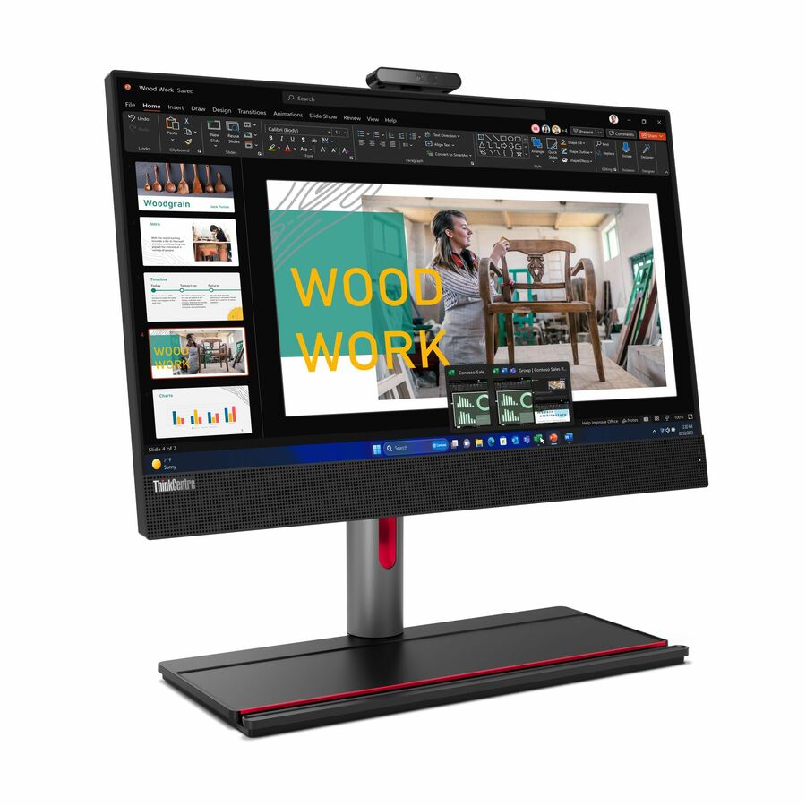 Lenovo ThinkCentre M90a Gen 5 12SH002AUS All-in-One Computer - Intel Core i7 14th Gen i7-14700 - vPro Technology - 16 GB - 512 GB SSD - 23.8" Full HD Touchscreen - Desktop - Black