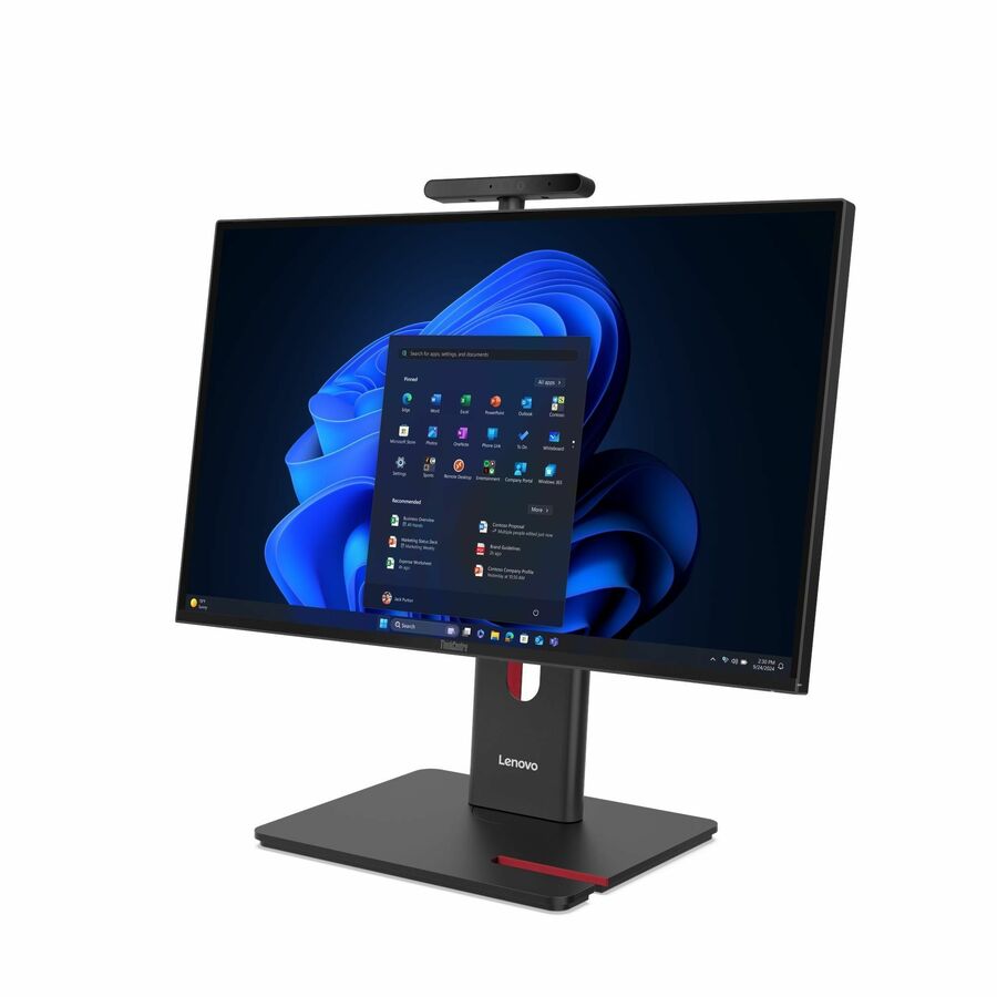 Lenovo ThinkCentre M90a Gen 6 13AT0036US All-in-One Computer - Intel Core Ultra 7 Series 2 2nd Gen 265 - vPro Technology - 32 GB - 1 TB PCI Express NVMe 4.0 x4 SSD - 23.8" Full HD Touchscreen - Desktop - Black
