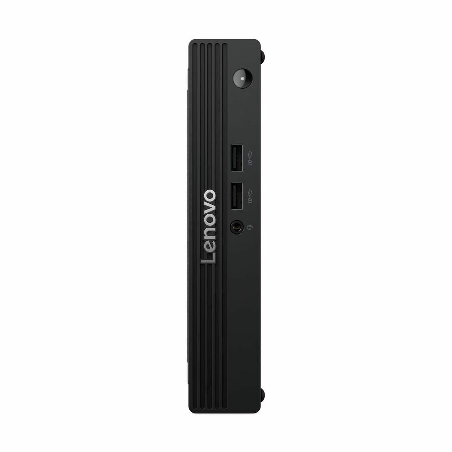 Lenovo V100q 13GG000CUS Desktop Computer - Intel Core N-series i3-N305 - 8 GB - 256 GB PCI Express NVMe 4.0 x4 SSD - Tiny - Black