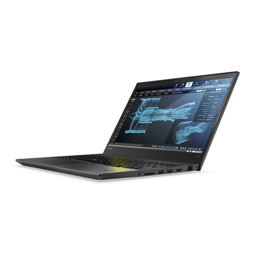 Lenovo ThinkPad P51s 20JY0004US 15.6" Mobile Workstation Ultrabook - Full HD - Intel Core i7 6th Gen i7-6500U - 16 GB - 512 GB SSD - Black