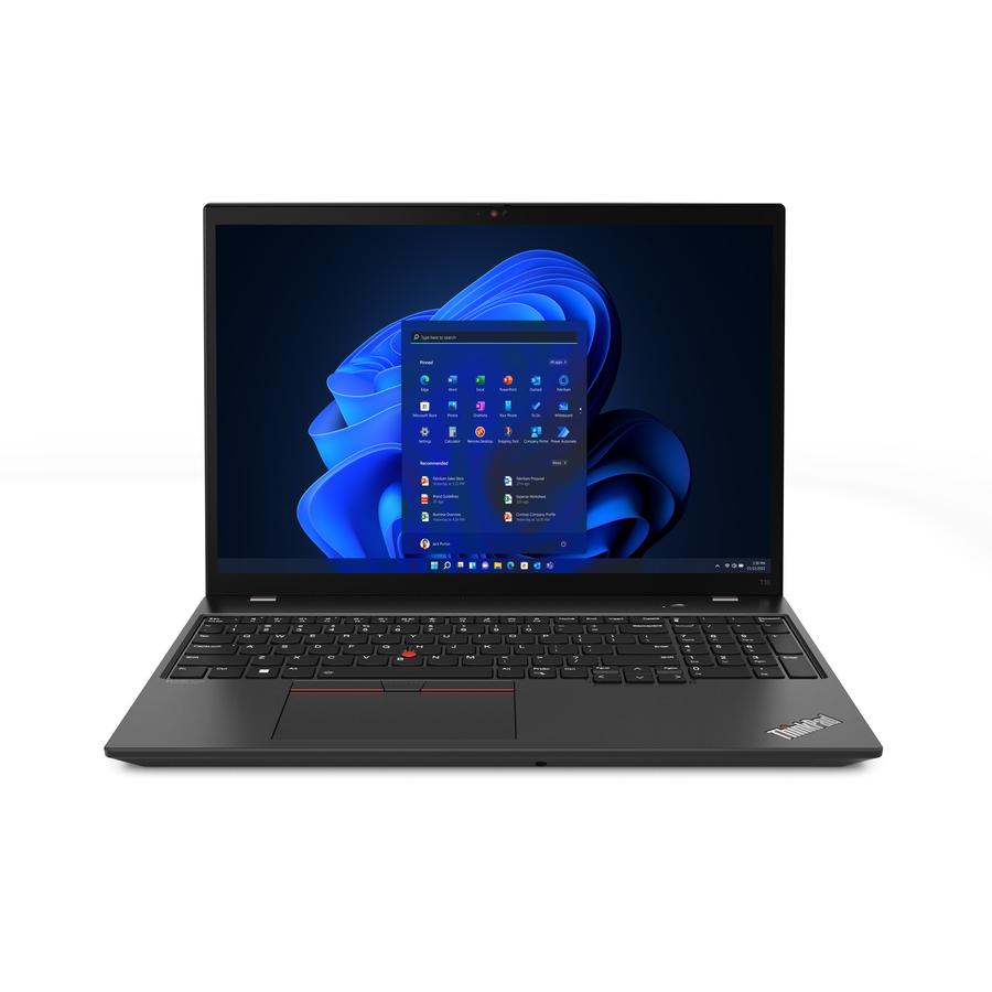 Lenovo ThinkPad T16 Gen 1 21BV00HCUS 16" Notebook - WUXGA - Intel Core i7 12th Gen i7-1260P - 16 GB - 512 GB SSD - English Keyboard - Thunder Black