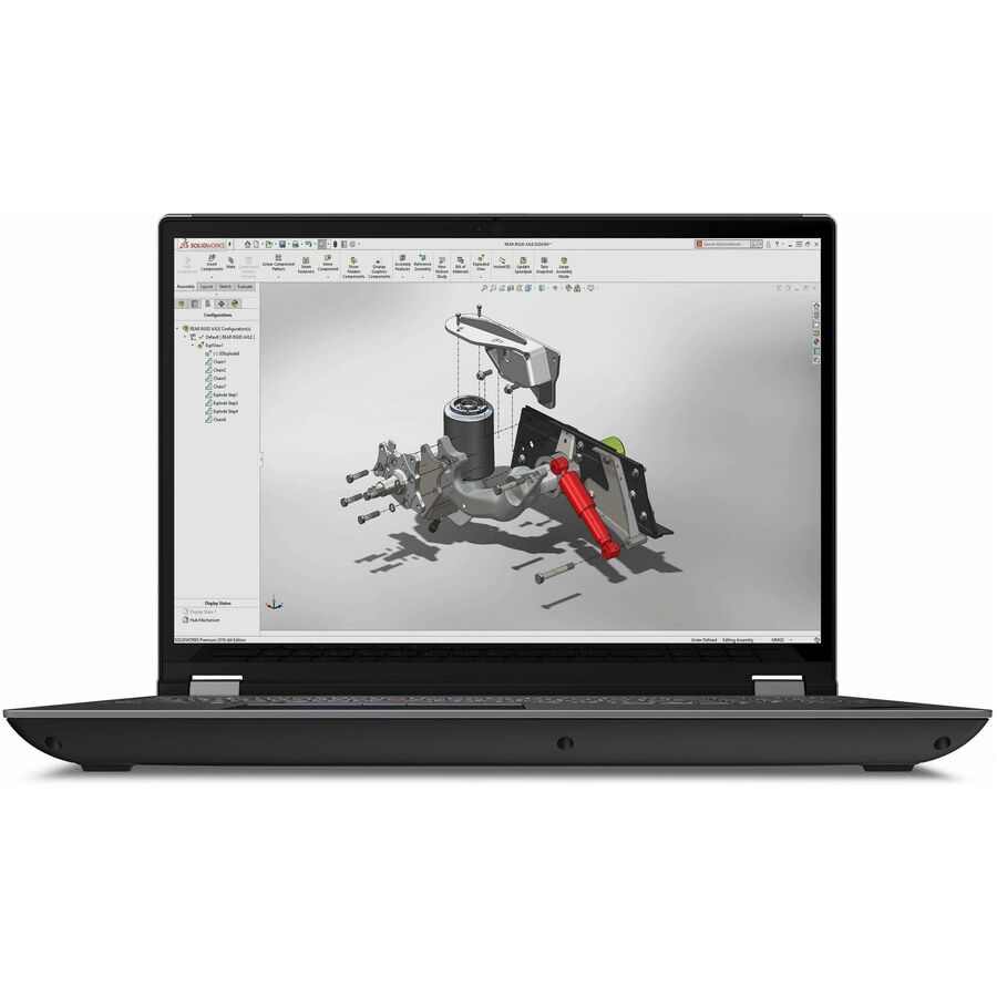 Lenovo ThinkPad P16 Gen 2 21FA0057US 16" Mobile Workstation - WUXGA - Intel Core i7 14th Gen i7-14700HX - 16 GB - 512 GB SSD - English Keyboard - Villi Black, Storm Gray