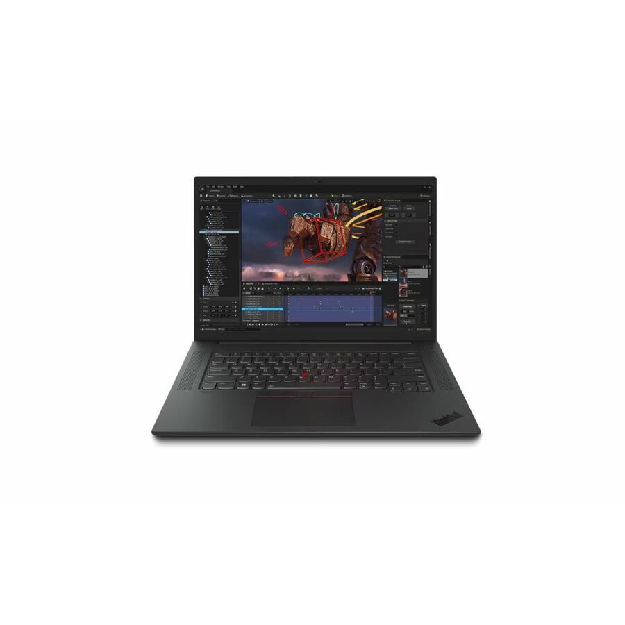 Lenovo ThinkPad P1 Gen 6 21FV001FUS 16" Notebook - WQXGA - 165 Hz - Intel Core i7 13th Gen i7-13700H - 16 GB - 512 GB SSD - English Keyboard - Black Paint