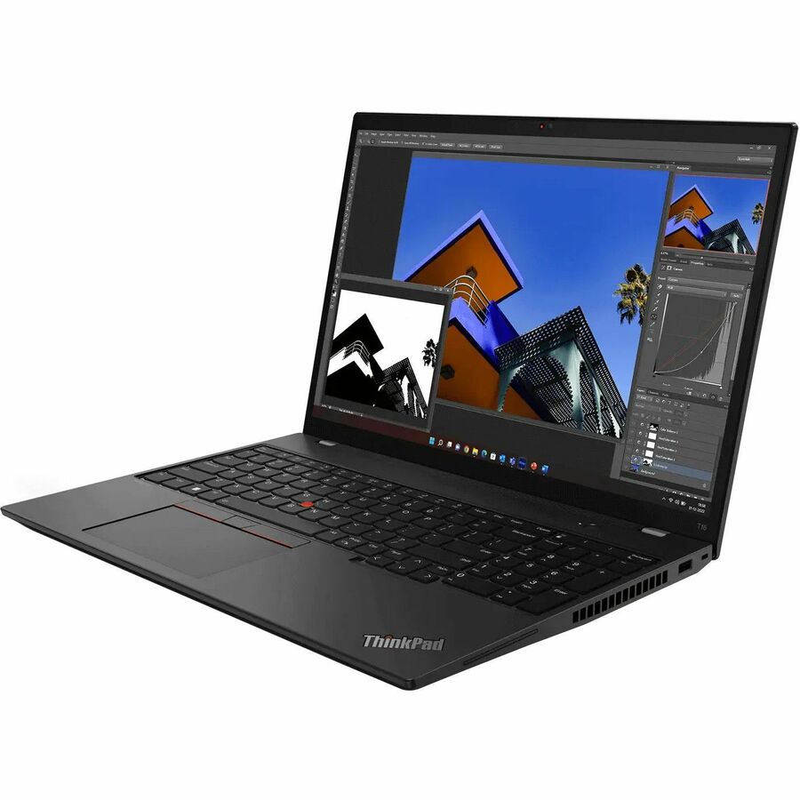 Lenovo ThinkPad T16 Gen 2 21HH001HUS 16" Notebook - WUXGA - Intel Core i5 13th Gen i5-1345U - vPro Technology - 16 GB - 256 GB SSD - English Keyboard - Thunder Black