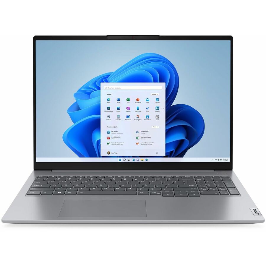 Lenovo ThinkBook 16 G6 IRL 21KH00VJUS 16" Touchscreen Notebook - WUXGA - Intel Core i5 13th Gen i5-13420H - 16 GB - 1 TB SSD - English (US) Keyboard - Arctic Gray