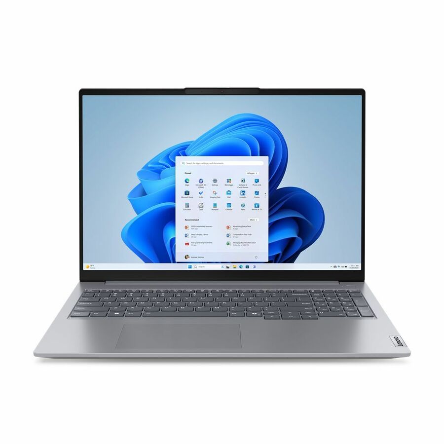 Lenovo ThinkBook 16 G7 IML 21MS008QUS 16" Notebook - WUXGA - 60 Hz - Intel Core Ultra 5 125U - 16 GB - 512 GB SSD - English (US) Keyboard - Arctic Gray