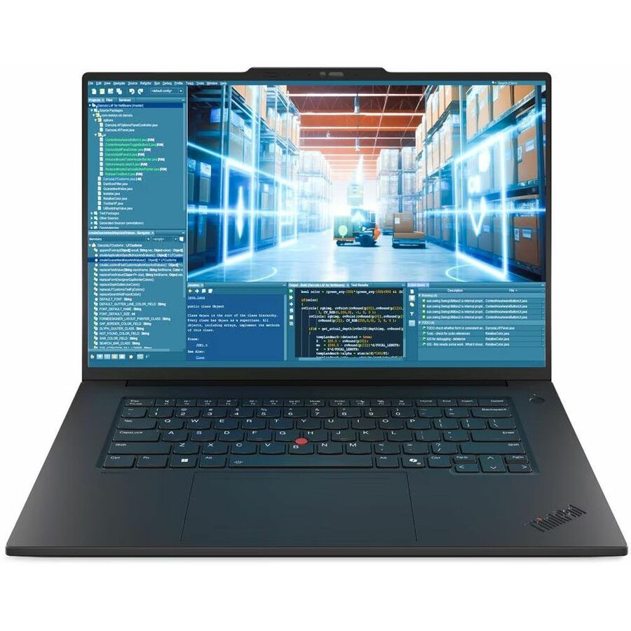 Lenovo ThinkPad P1 Gen 8 21Q80022US 16" Mobile Workstation - WUXGA - 60 Hz - Intel Core Ultra 5 235H - Intel Evo Platform - 32 GB - 512 GB SSD - English Keyboard - Black