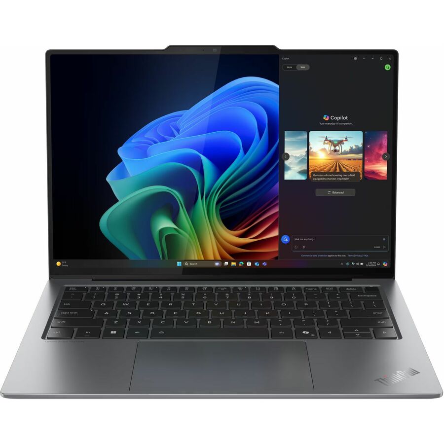 Lenovo Thinkpad X9-14 Gen 1 21QA0005US 14" Touchscreen Copilot+ PC Notebook - 2.8K - 120 Hz - Intel Core Ultra 7 258V - Intel Evo Platform - 32 GB - 1 TB SSD - English Keyboard - Gray