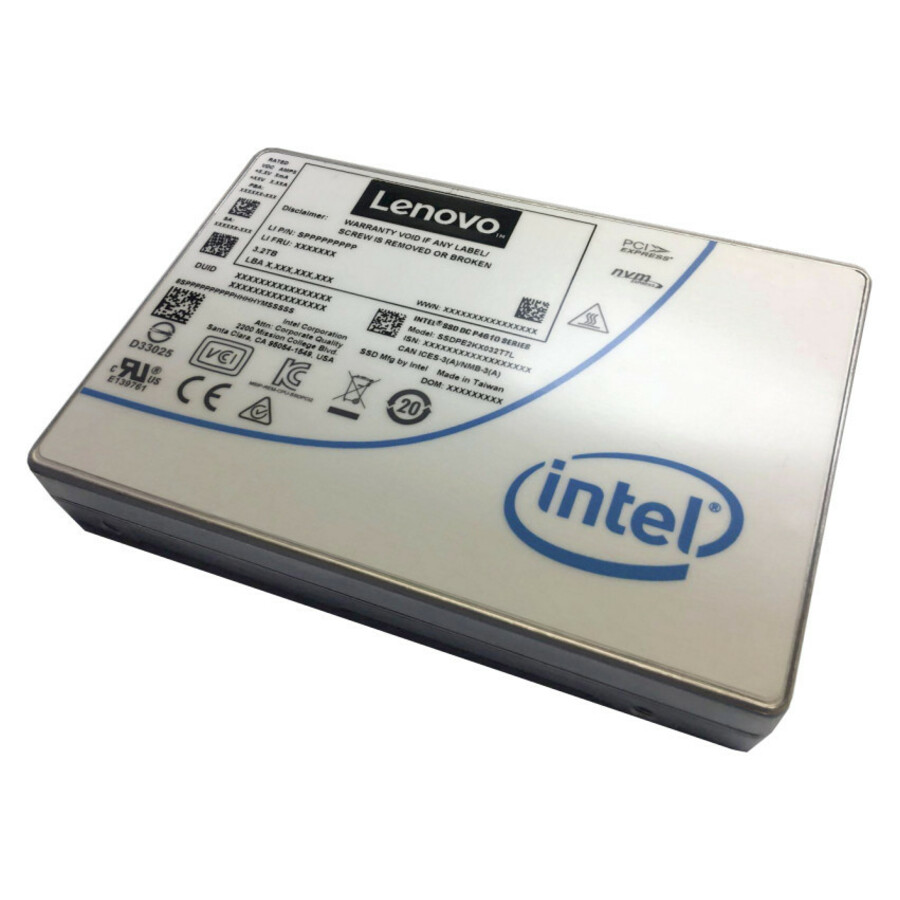 Lenovo DC P4610 6.40 TB Solid State Drive - 2.5" Internal - U.2 (SFF-8639) NVMe (PCI Express 3.0 x4) - Mixed Use