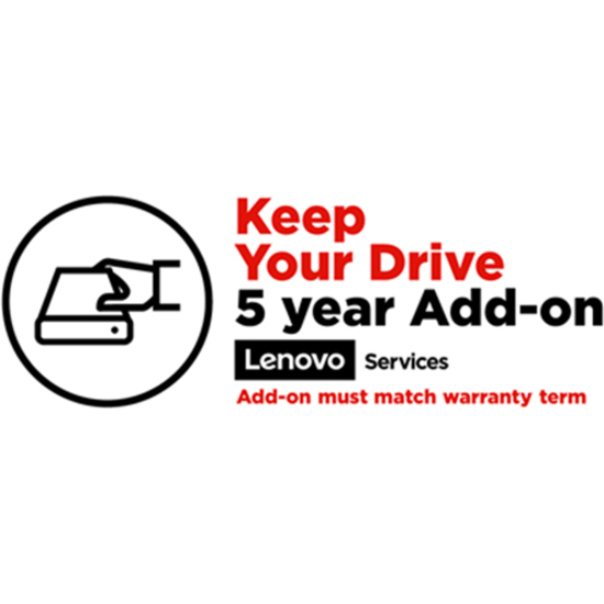 Lenovo Keep Your Drive (Add-On) - 5 Year - Service