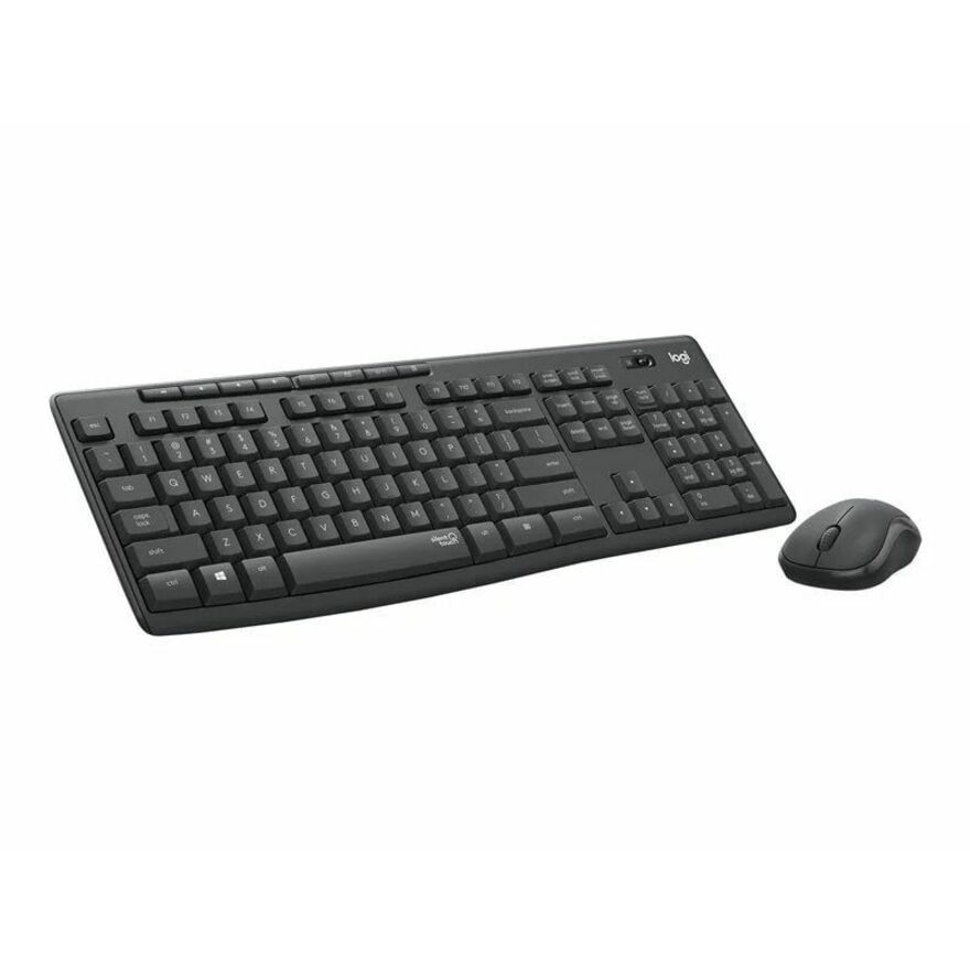 Lenovo Logitech MK295 Silent Wireless Keyboard and Mouse Combo - Graphite