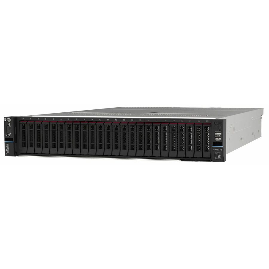 Lenovo ThinkSystem SR650 V3 7D76A07NNA 2U Rack Server - 1 Xeon Silver 4510 2.40 GHz - 32 GB RAM