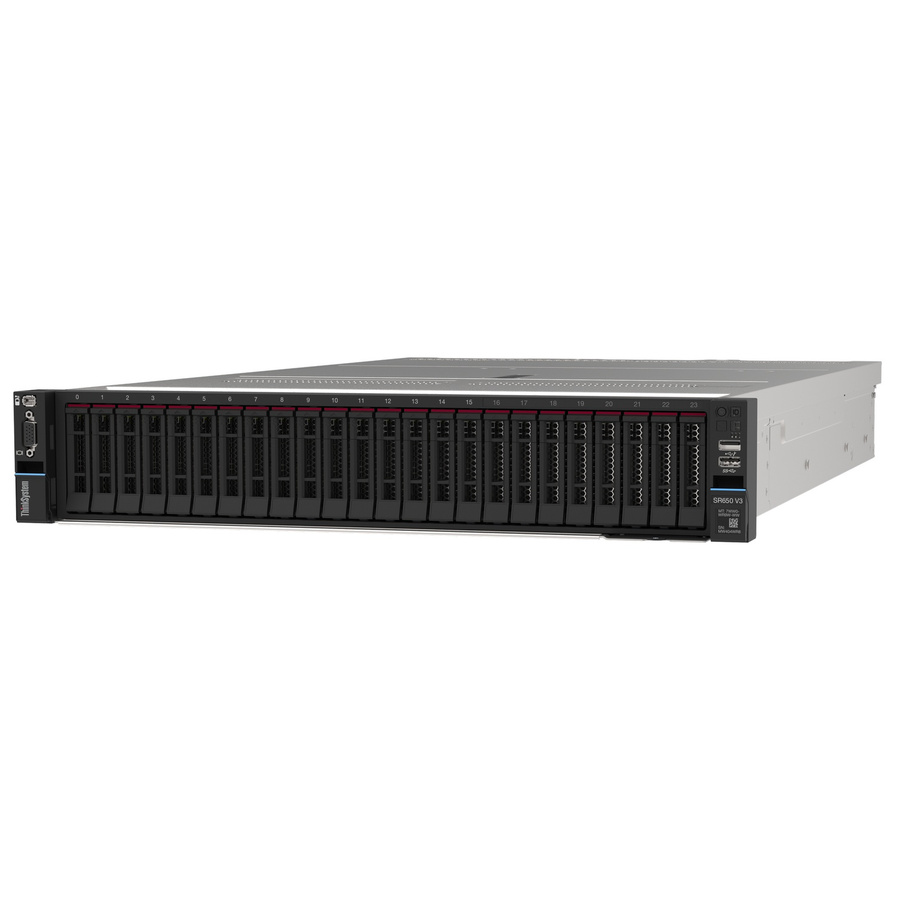 Lenovo ThinkSystem SR650 V3 7D76A07PNA 2U Rack Server - 1 Xeon Silver 4514Y 2 GHz - 32 GB RAM - Serial ATA/600 Controller