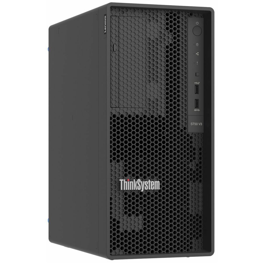 Lenovo ThinkSystem ST50 V3 7DF3A00UNA Tower Server - 1 Xeon E-2488 3.20 GHz - 16 GB RAM - Serial ATA/600 Controller