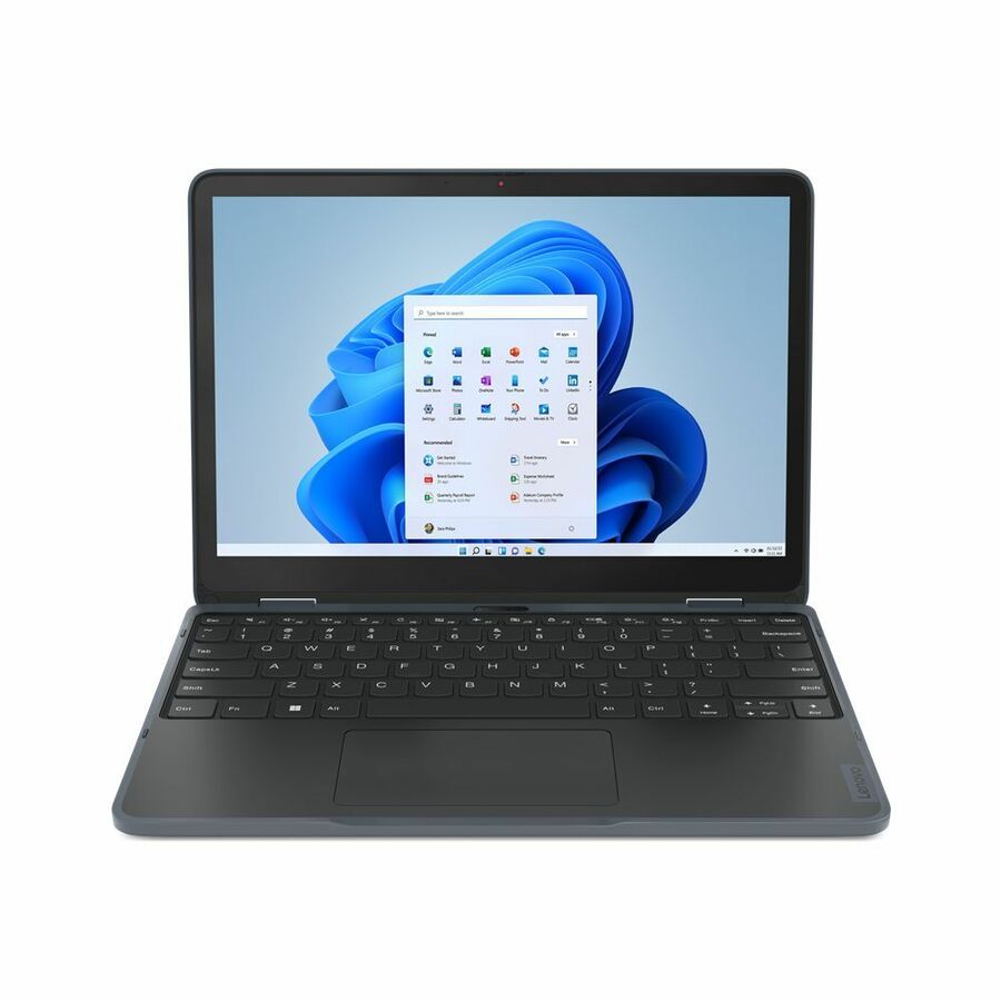 Lenovo 500w Yoga Gen 4 82VQ000TUS 12.2" Touchscreen Convertible 2 in 1 Notebook - WUXGA - 60 Hz - Intel Core i3 i3-N300 - 8 GB - 256 GB SSD - English Keyboard - Slate Gray