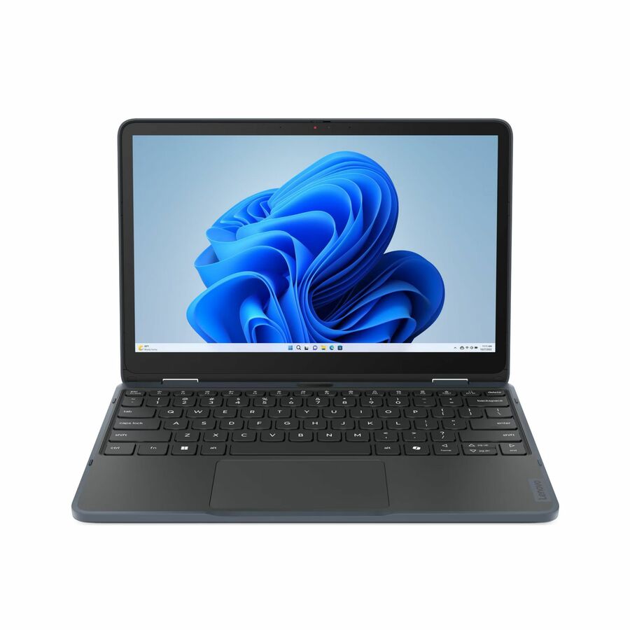 Lenovo 300w Gen 5 83LF0006US 11.6" Touchscreen Convertible 2 in 1 Notebook - HD - 60 Hz - Intel N-Series N250 - 8 GB - 128 GB SSD - English Keyboard - Slate Gray