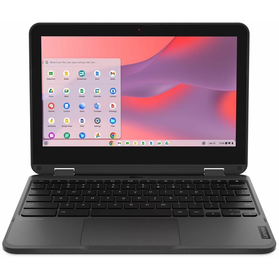 Lenovo 500e Chromebook Gen 4s 83N80000US 11.6" Touchscreen Convertible 2 in 1 Chromebook - HD - 60 Hz - Intel N-Series N150 - 4 GB - 64 GB Flash Memory - English Keyboard - Gray