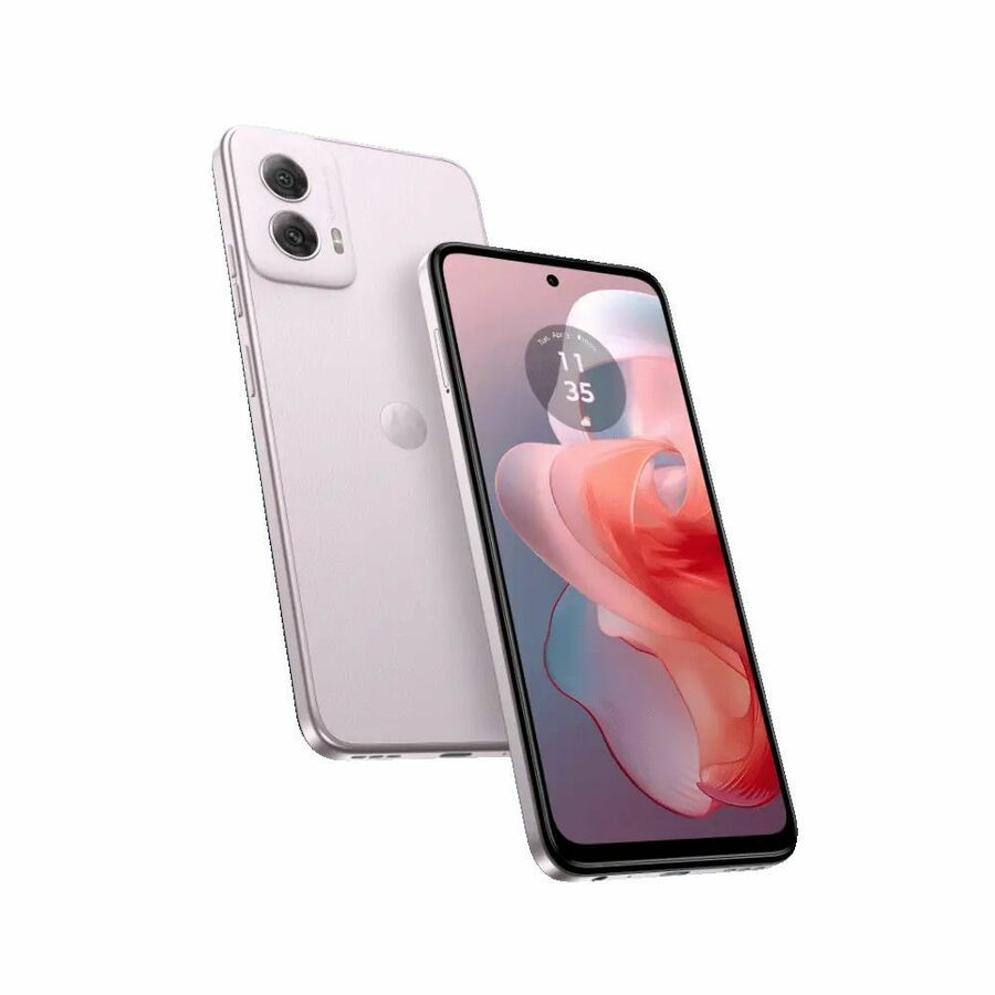 Motorola Mobility moto g power (2024) 128 GB Smartphone - 6.7" LCD Full HD Plus 2400 x 1080 - Octa-core (Cortex A78Dual-core (2 Core) 2.20 GHz + Cortex A55 Hexa-core (6 Core) 2 GHz - 8 GB RAM - Android 14 - 5G - Pale Lilac
