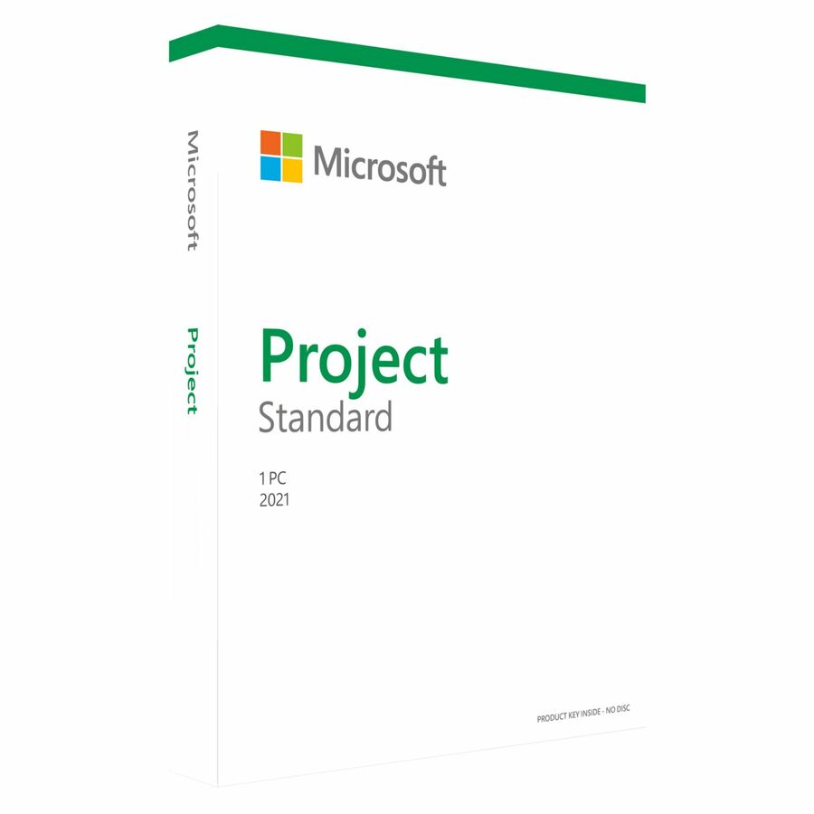 Microsoft Project 2021 Standard - Box Pack - 1 PC - Medialess
