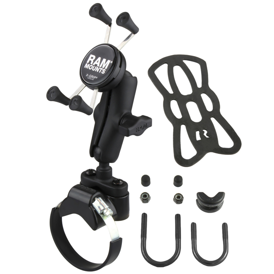 RAM Mounts X-Grip Vehicle Mount for Phone Mount, Handheld Device, iPhone, All-terrain Vehicle (ATV), Utility Vehicle (UTV), Smartphone