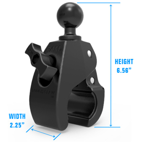RAM Mounts Tough-Claw Mounting Adapter for Tablet, Camera, Smartphone, Kayak