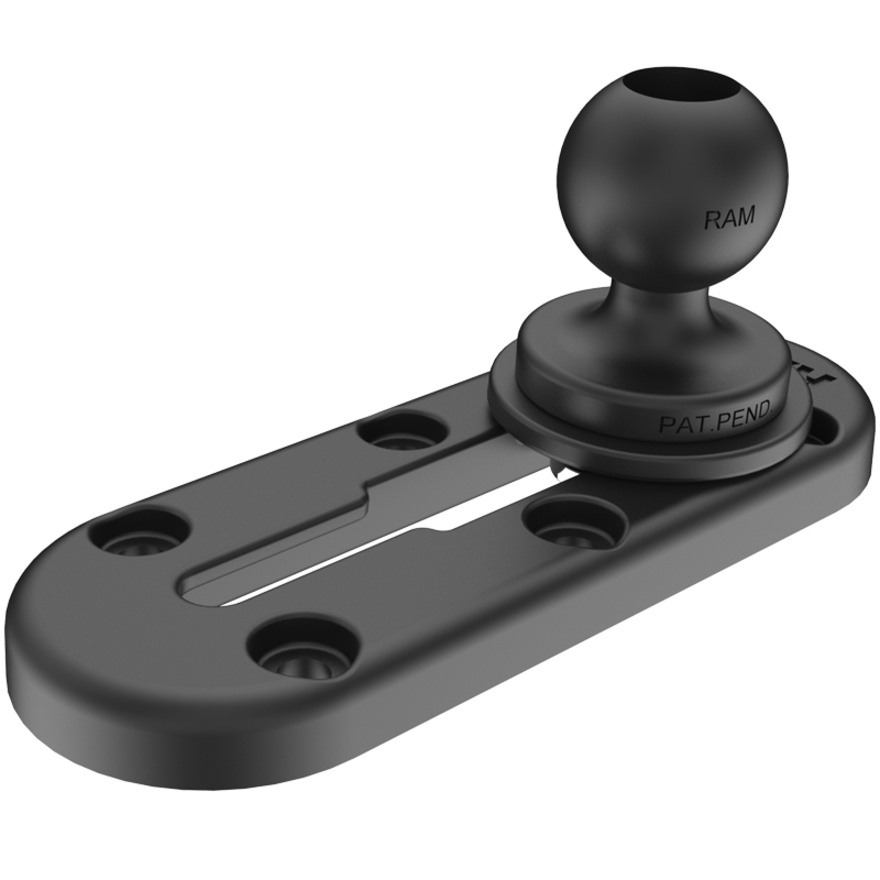 RAM Mounts Tough-Track Mounting Track Slider for All-terrain Vehicle (ATV), Motor Boat, Camera, Fishing Rod, Cell Phone, Tablet
