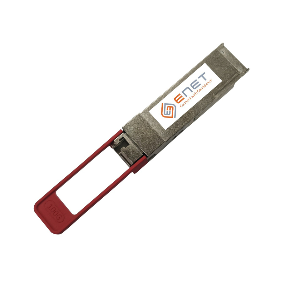 ENET Dell 407-BBSL-BXD Compatible TAA Compliant Functionally Identical 100GBASE-BIDI QSFP28 1331/1271nm 10km DOM SMF Simplex LC Connector Commercial Temp