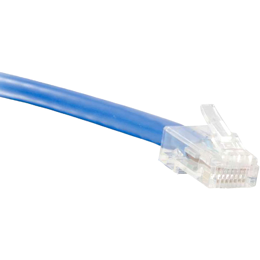 ENET Cat5e Blue 7 Foot Non-Booted (No Boot) (UTP) High-Quality Network Patch Cable RJ45 to RJ45 - 7Ft