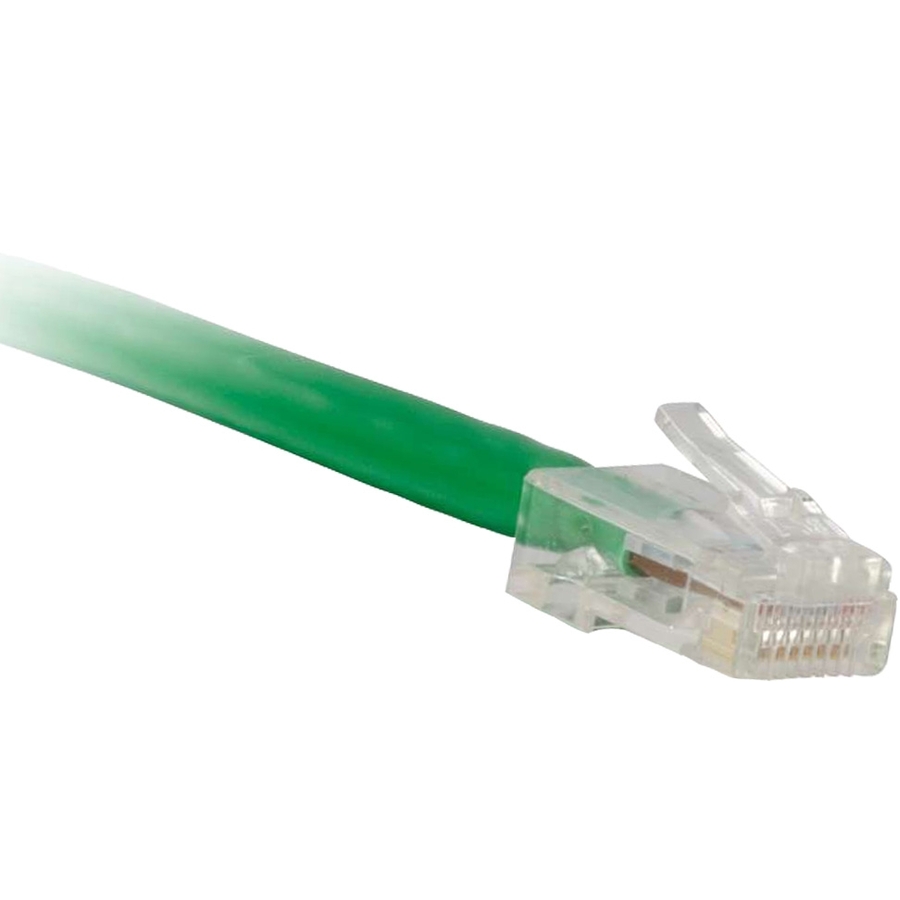 ENET Cat5e Green 30 Foot Non-Booted (No Boot) (UTP) High-Quality Network Patch Cable RJ45 to RJ45 - 30Ft
