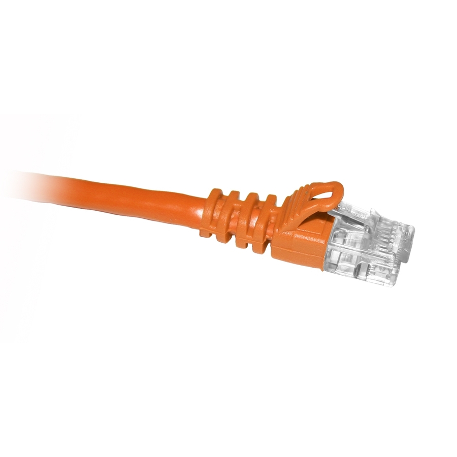 ENET Cat6 Orange 30 Foot Patch Cable with Snagless Molded Boot (UTP) High-Quality Network Patch Cable RJ45 to RJ45 - 30Ft