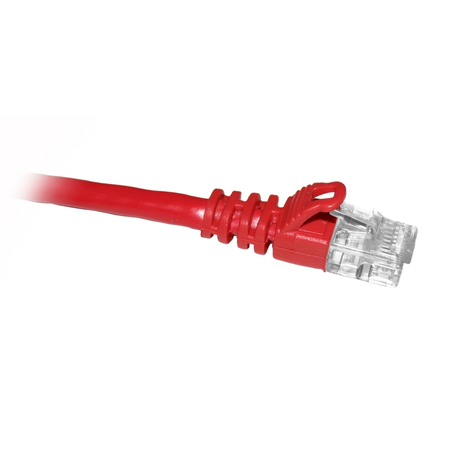 ENET Cat6 Red 100 Foot Patch Cable with Snagless Molded Boot (UTP) High-Quality Network Patch Cable RJ45 to RJ45 - 100Ft