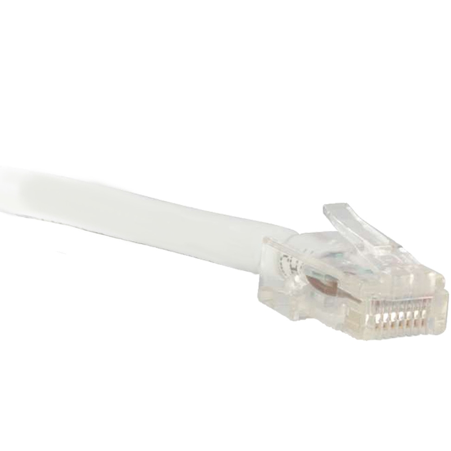 ENET Cat6 White 2 Foot Non-Booted (No Boot) (UTP) High-Quality Network Patch Cable RJ45 to RJ45 - 2Ft