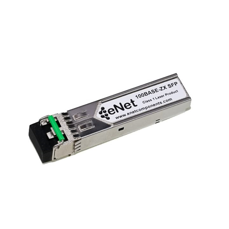 ENET Cisco Compatible GLC-FE-100ZX TAA Compliant Functionally Identical 100BASE-ZX SFP 1550nm Duplex LC Connector
