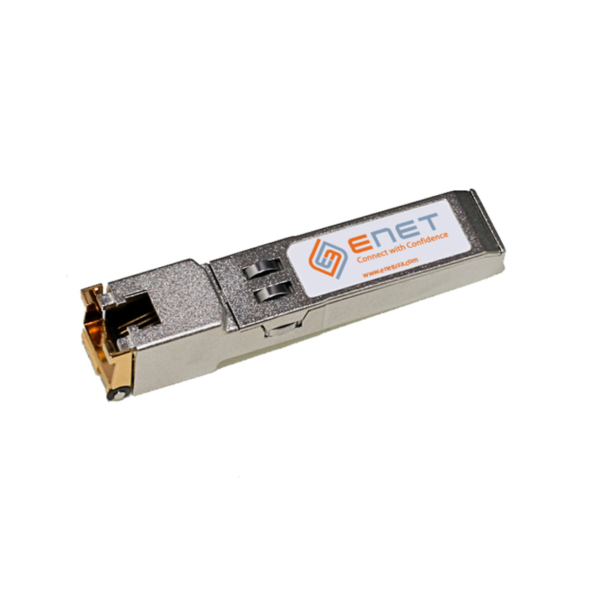 ENET Palo Alto Compatible PAN-SFP-CG TAA Compliant Functionally Identical 10/100/1000BASE-T Copper SFP 100m RJ45 Connector