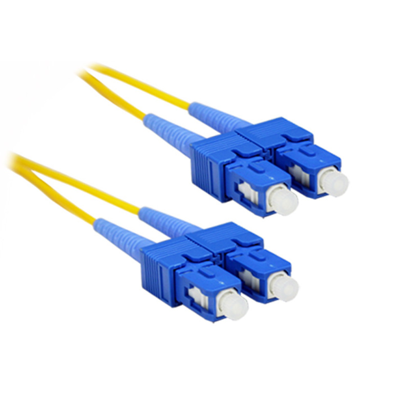 ENET 7M SC/SC Duplex Single-mode 9/125 OS1 or Better Yellow Fiber Patch Cable 7 meter SC-SC Individually Tested