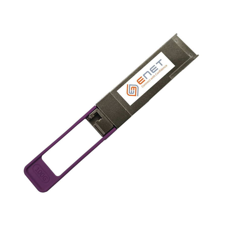 ENET Ciena XCVR-Q10U27 Compatible TAA Compliant Functionally Identical 100GBASE-BIDI QSFP28 1271/1331nm 10km DOM SMF Simplex LC Connector Commercial Temp