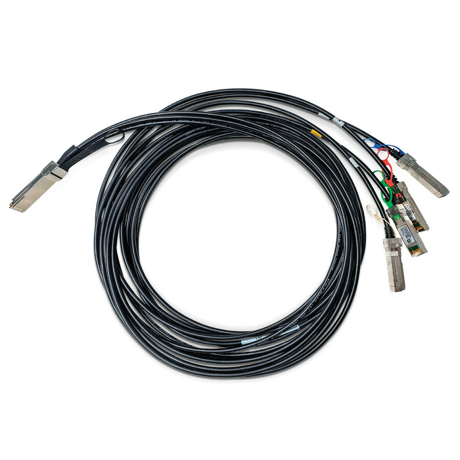 Mellanox 200GbE to 4x50GbE (QSFP56 to 4xSFP56) Direct Attach Copper Splitter Cable