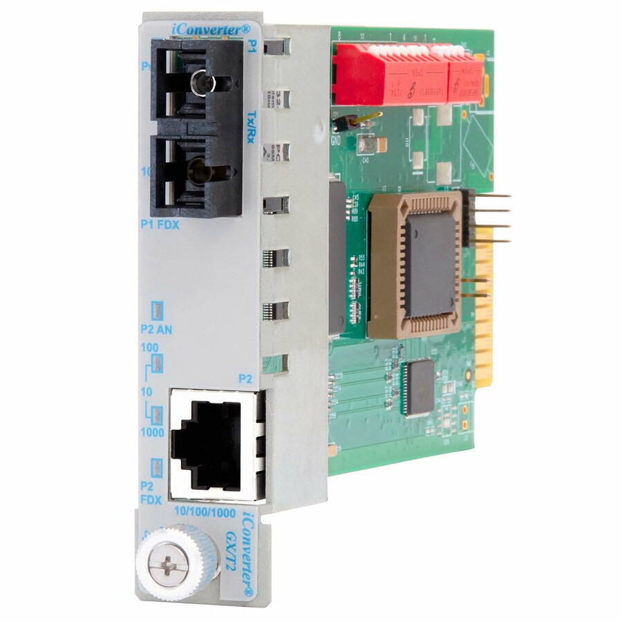 iConverter 10/100/1000 Gigabit Ethernet Fiber Media Converter SC Multimode 550m Module