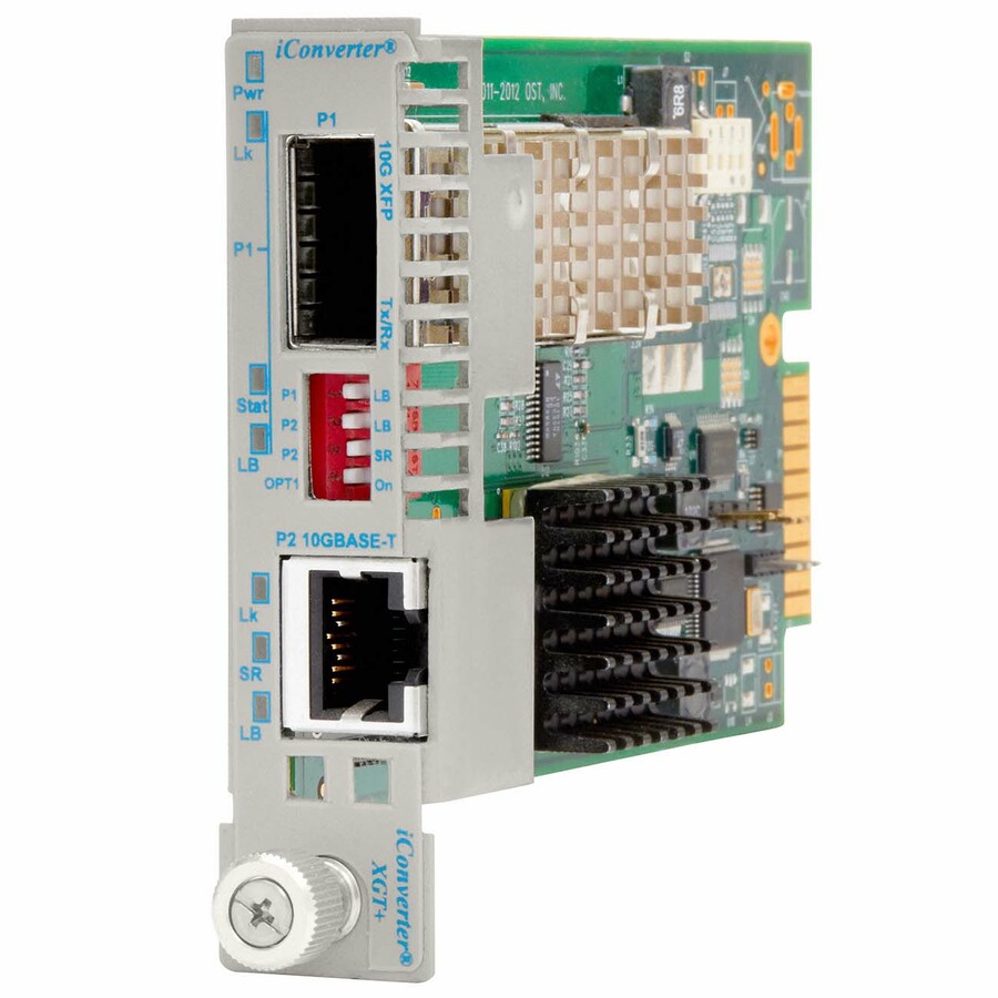 iConverter 10 Gigabit Ethernet Fiber Media Converter XFP to RJ-45 10Gbps Module