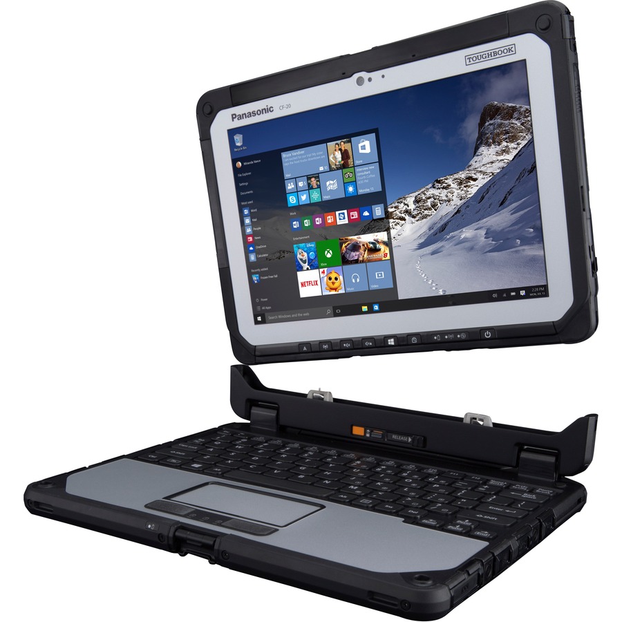 Panasonic TOUGHBOOK CF-20 CF-20C0255VM 10.1" Detachable 2 in 1 Notebook - Intel Core M 6th Gen m5-6Y57 - 8 GB - 256 GB SSD