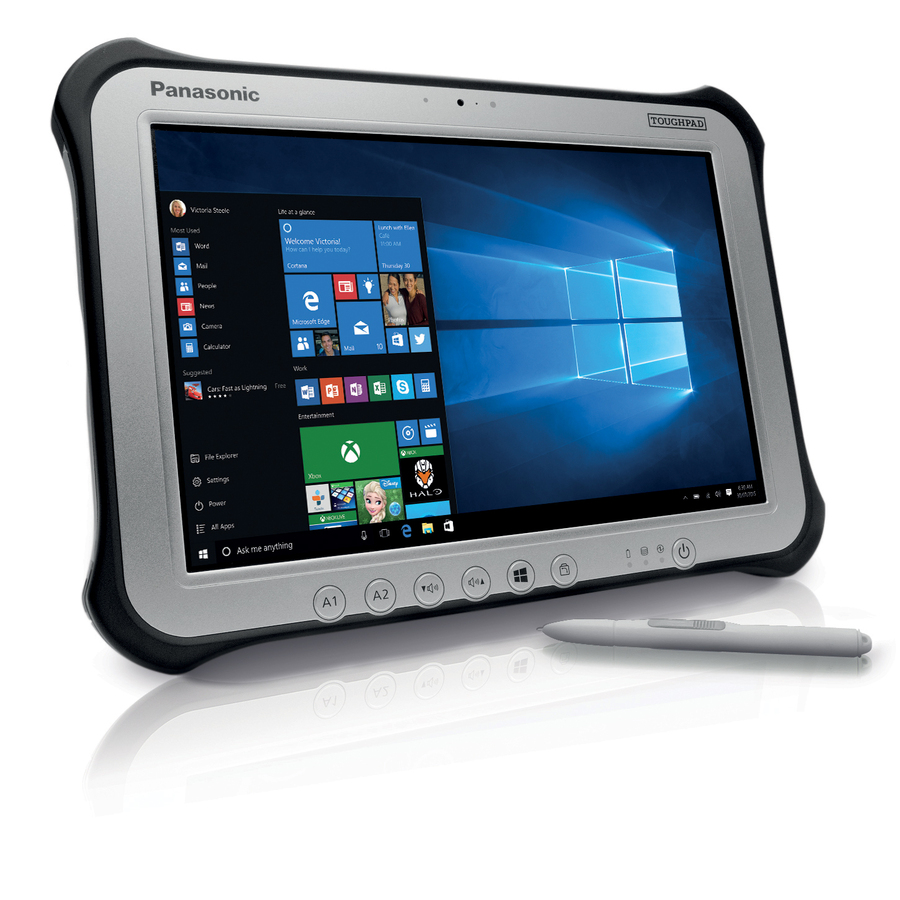 Panasonic TOUGHPAD FZ-G1 FZ-G1R7-00VJ Tablet - 10.1" - 8 GB - 256 GB SSD - Windows 10 Pro - 4G