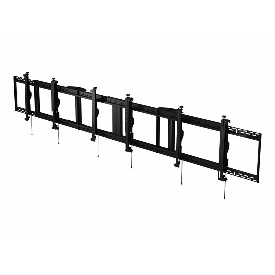Peerless-AV® SmartMount® Digital Menu Board Ceiling Mount with 8pt Adjustment - Landscape 3x1 Configuration for 40" to 42" Displays