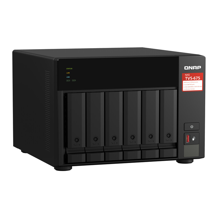 QNAP TVS-675 SAN/NAS Storage System