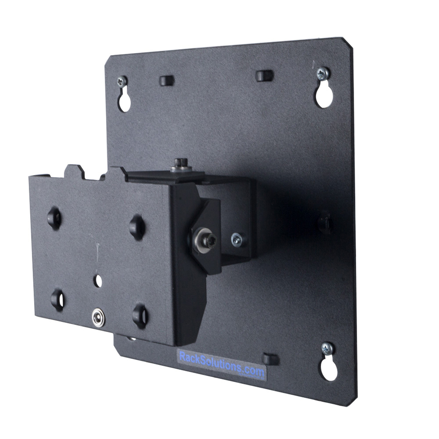 Rack Solutions Universal Monitor Wall Mount with Pan/Tilt (VESA-D Mounting Holes)
