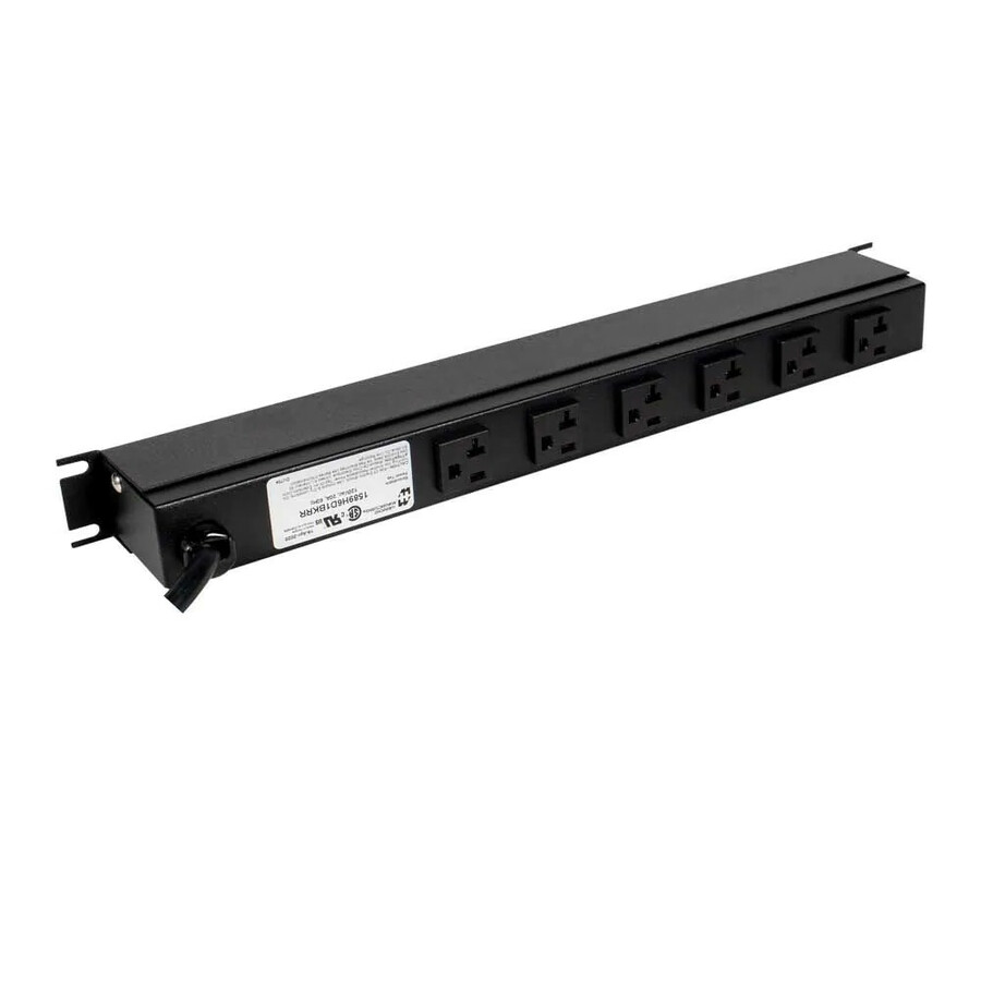 Rack Solutions 20A Horizontal Rackmount Power Strip