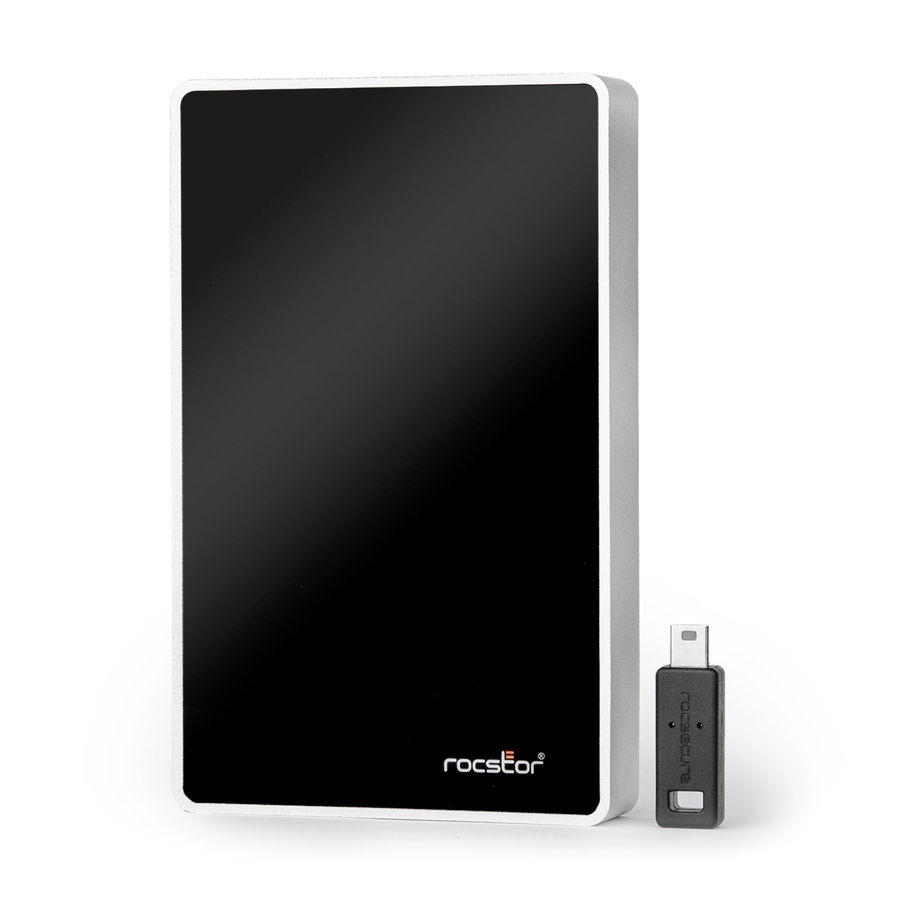 Rocstor Rocsecure EX32 2 TB Portable Rugged Hard Drive - 2.5" External - SATA (SATA/600) - Silver - TAA Compliant