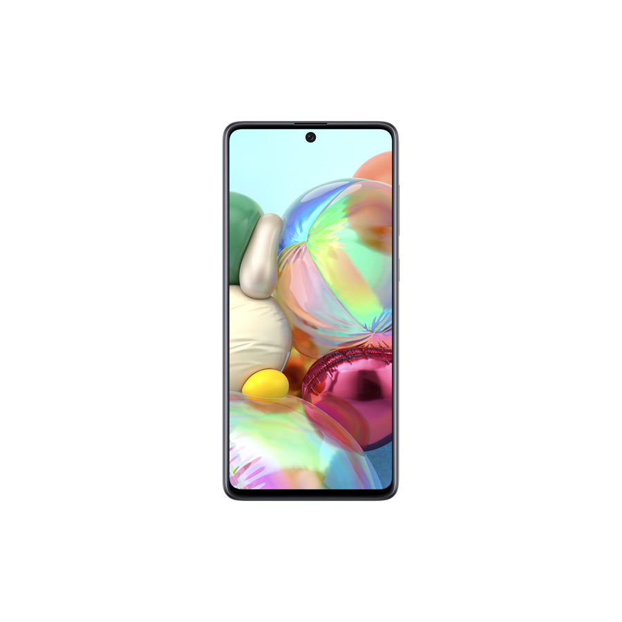 Samsung Galaxy A71 SM-A715W 128 GB Smartphone - 6.7" Super AMOLED Plus Full HD Plus 1080 x 2400 - Octa-core (Kryo 470 GoldDual-core (2 Core) 2.20 GHz + Kryo 470 Silver Hexa-core (6 Core) 1.80 GHz - 6 GB RAM - Android 10 - 4G - Prism Crush Black