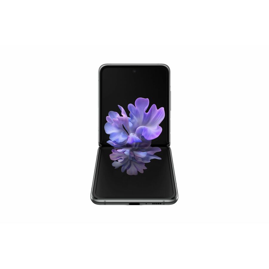 Samsung Galaxy Z Flip 5G SM-F707W 256 GB Smartphone - 6.7" Dynamic AMOLED Full HD Plus - Octa-core (Cortex A77Single-core (1 Core) 3.09 GHz + Cortex A77 Triple-core (3 Core) 2.40 GHz + Cortex A55 Quad-core (4 Core) 1.80 GHz - 8 GB RAM - Android 10 - 5G - Mystic Gray