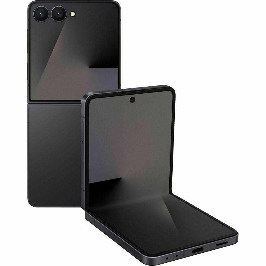 Samsung Galaxy Z Flip7 SM-F766U 512 GB Smartphone - 6.9" Flexible Folding Screen Dynamic AMOLED 2X Full HD Plus 2520 x 1080 - Deca-core (Cortex X5Single-core (1 Core) 3.30 GHz + Cortex A725 Dual-core (2 Core) 2.74 GHz + Cortex A725 Penta-core (5 Core) 2.36 GHz + Cortex A520 Dual-core (2 Core) 1.80 GHz) - 12 GB RAM - Android 16 - 5G - Jet Black