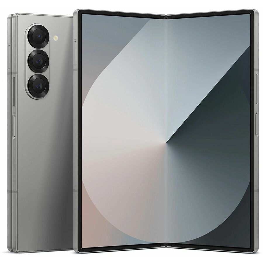 Samsung Galaxy Z Fold6 SM-F956U 256 GB Smartphone - 7.6" Flexible Folding Screen Dynamic AMOLED 2X QXGA+ 2160 x 1856 - Octa-core (Cortex X4Single-core (1 Core) 3.39 GHz + Cortex A720 Triple-core (3 Core) 3.10 GHz + Cortex A720 Dual-core (2 Core) 2.90 GHz + Cortex A520 Dual-core (2 Core) 2.20 GHz) - 12 GB RAM - Android 14 - 5G - Silver Shadow